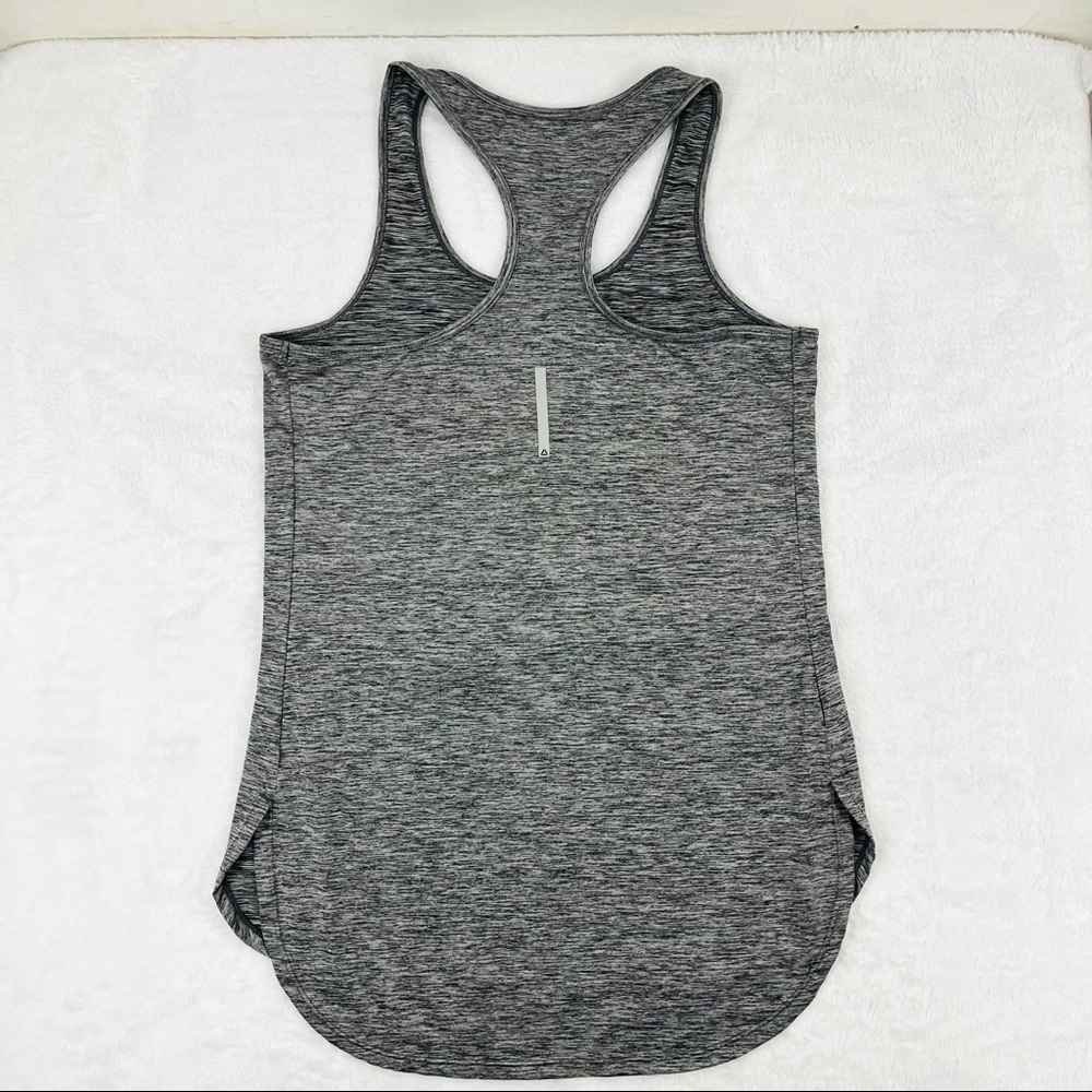 Reebok Marled Gray Racerback Tank Top Size Small - Picture 4 of 5